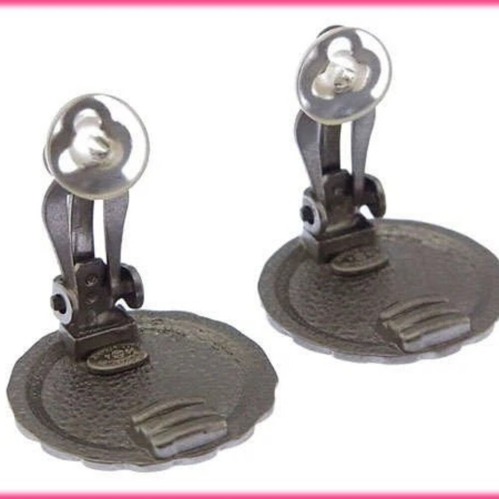 CHANEL Earring Silver x Beige x Green Women Authentic secondhand - Picture 5 of 7